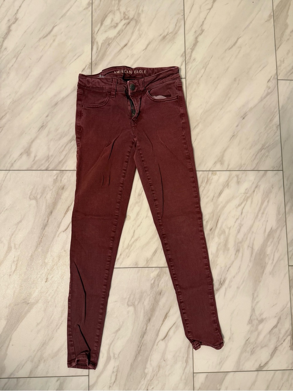 American Eagle Outfitters Women’s Mauve Stretch Jeggings